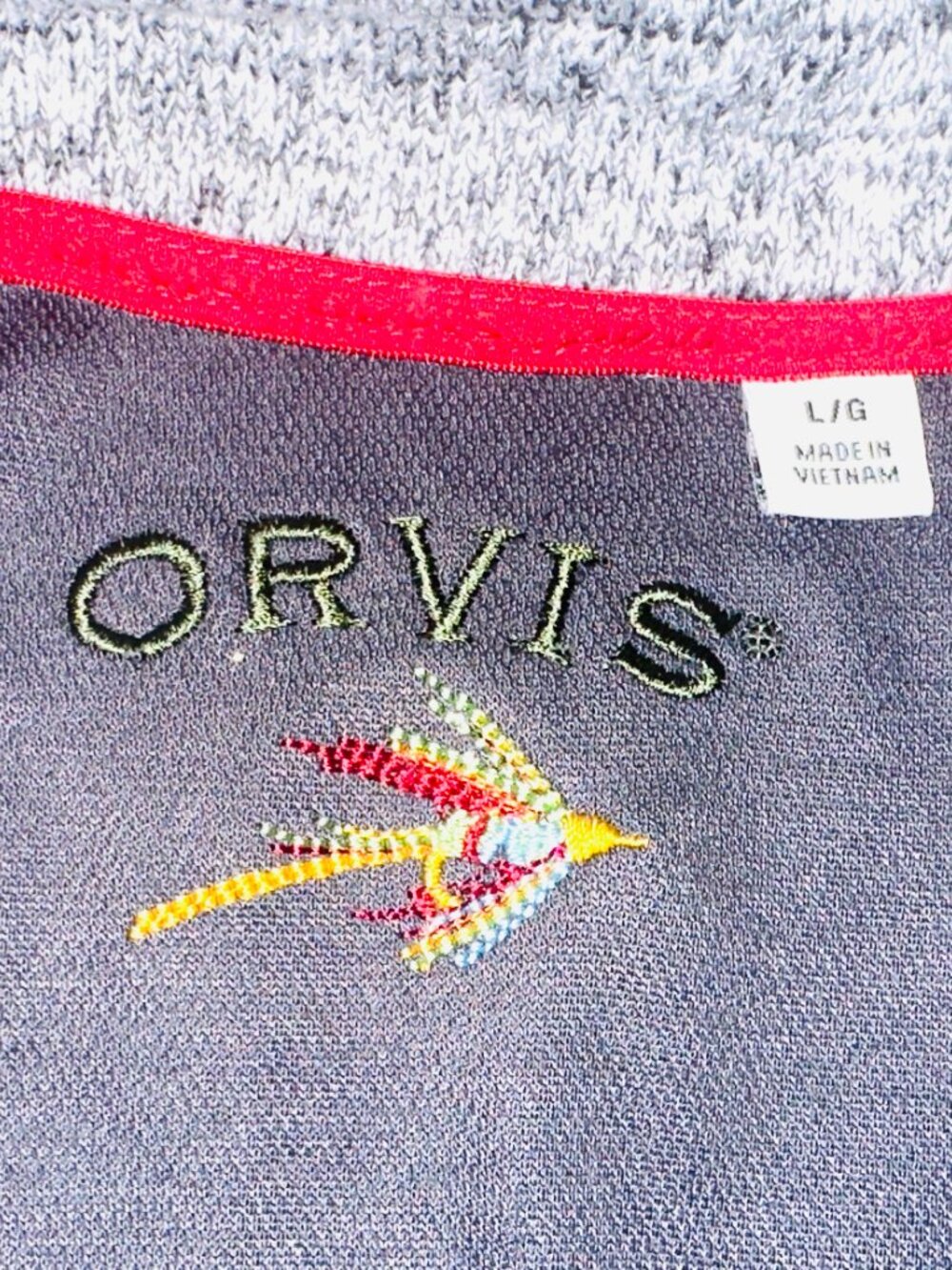 ORVIS Vest Womens Large Gray Full Zip Collared 3-Pockets Outdoor NEW - Picture 10 of 12